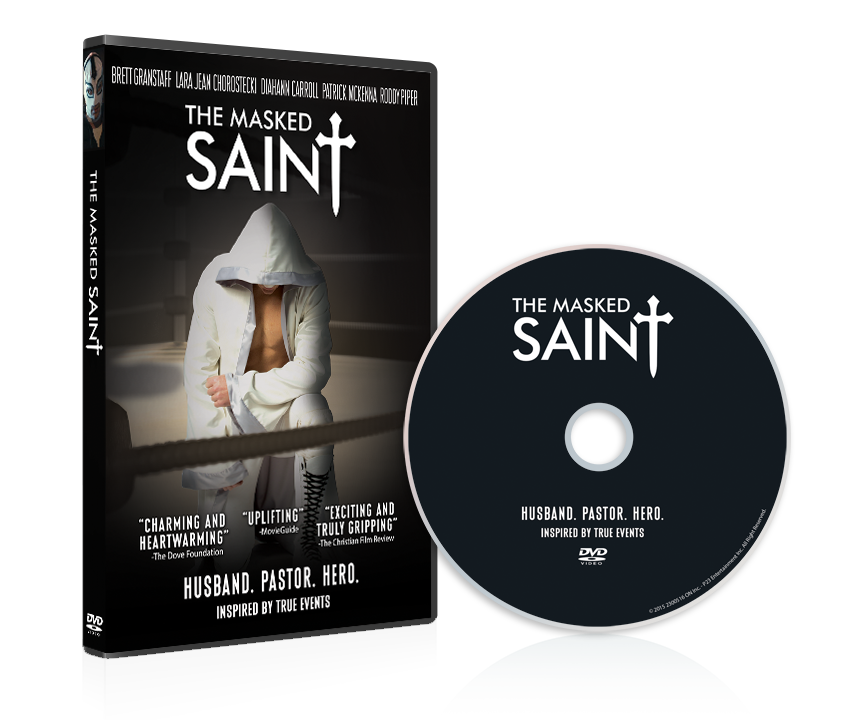 The Masked Saint DVD and case