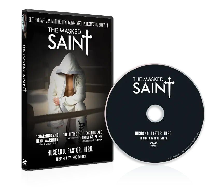 The Masked Saint DVD case and disc